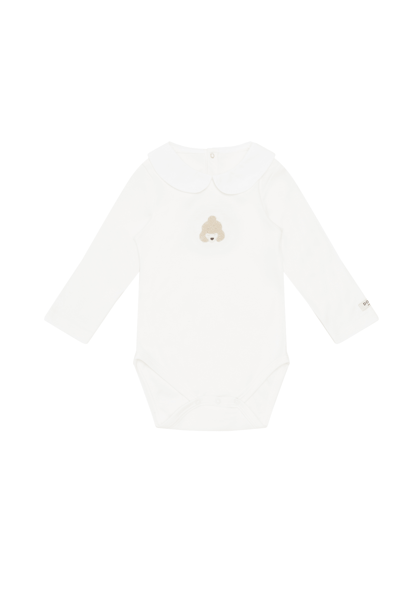 Davo Bodysuit - Poodle - Off White van Donsje Amsterdam | Kids Conceptstore Le Fanfare