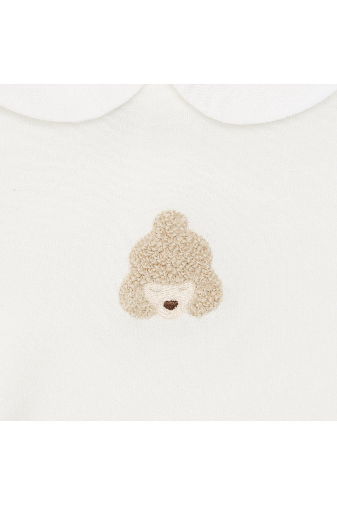 Davo Bodysuit - Poodle - Off White van Donsje Amsterdam | Kids Conceptstore Le Fanfare