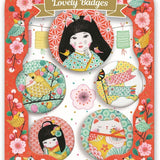 Lovely badges Japon