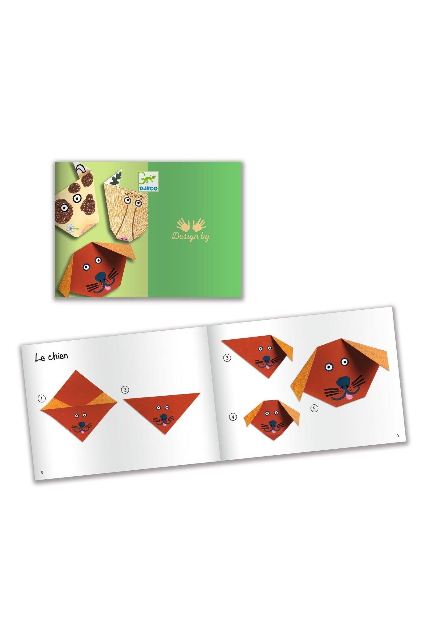 De eerste beginselen van origami. Dieren. van Djeco | Kids Conceptstore Le Fanfare