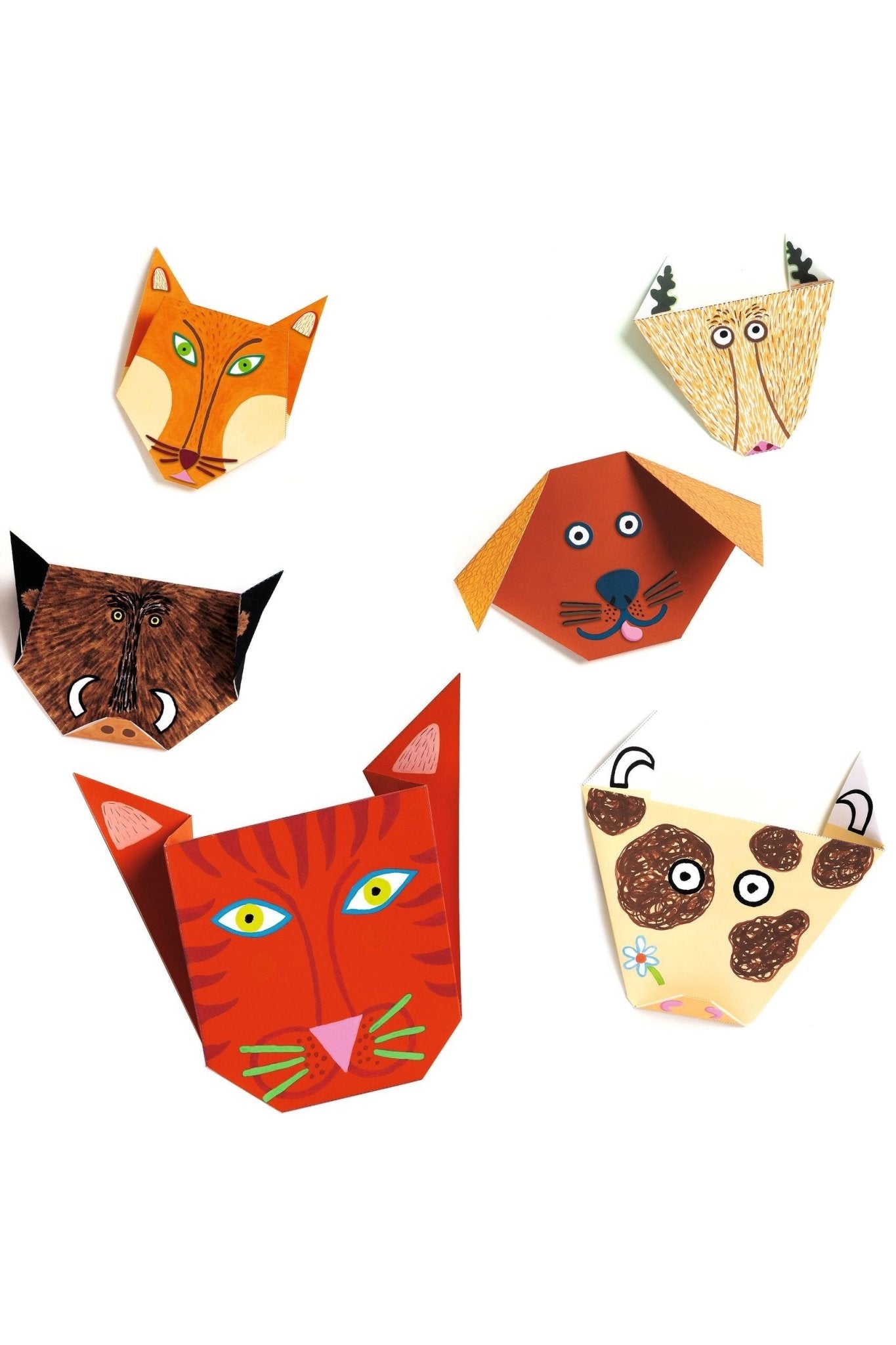 De eerste beginselen van origami. Dieren. van Djeco | Kids Conceptstore Le Fanfare