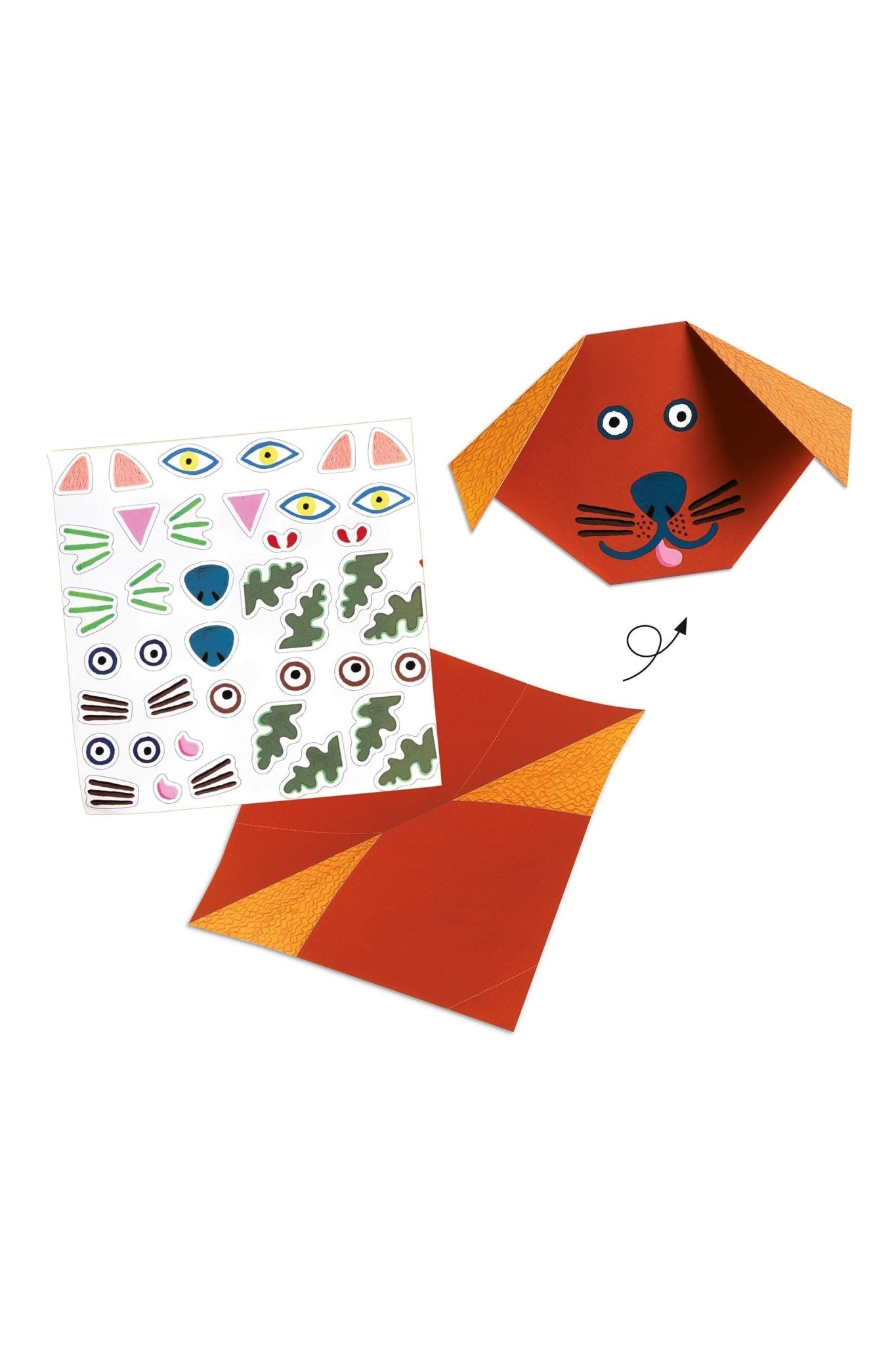 De eerste beginselen van origami. Dieren. van Djeco | Kids Conceptstore Le Fanfare