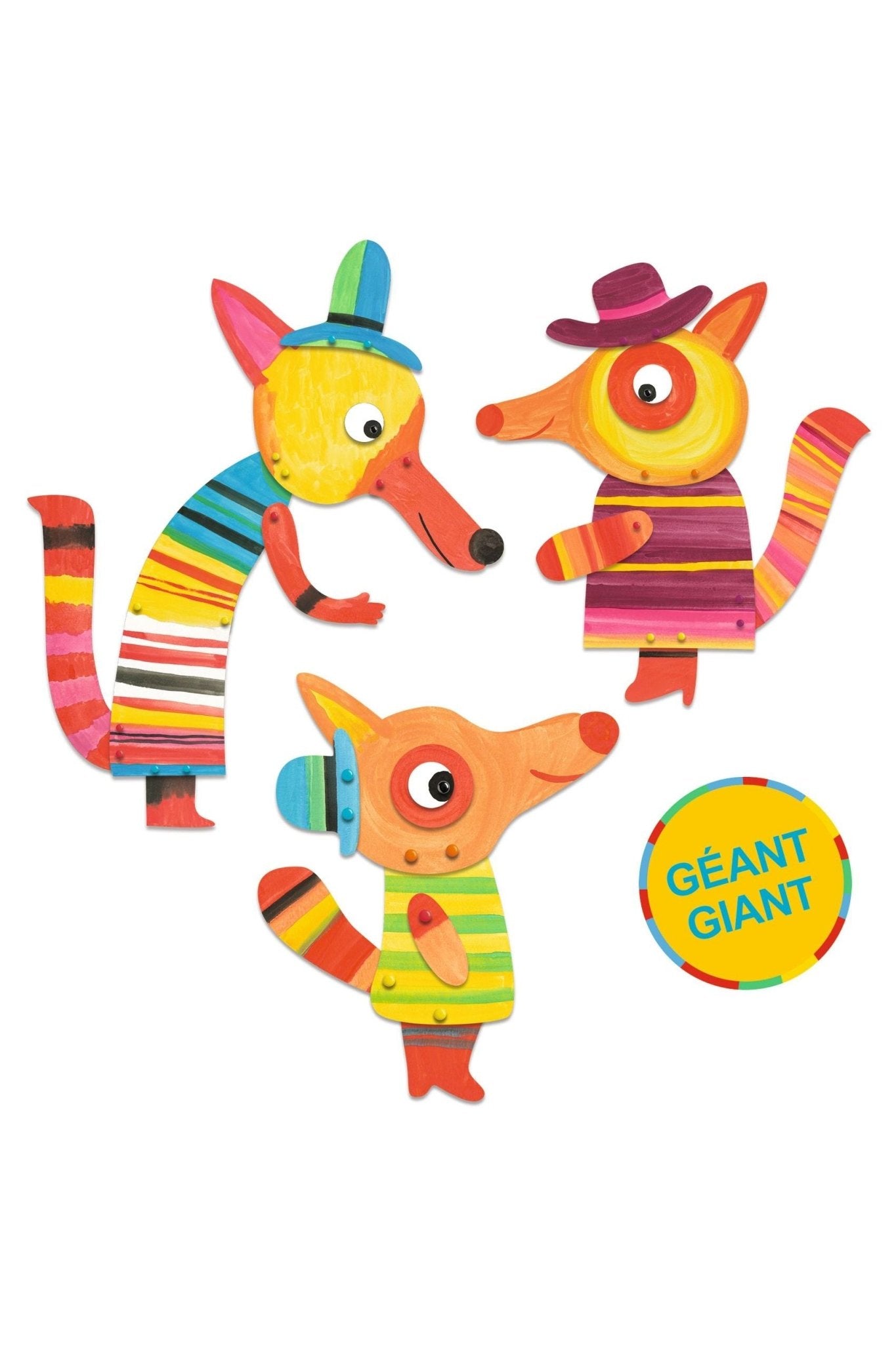 De familie vos - Knutselset van Djeco | Kids Conceptstore Le Fanfare