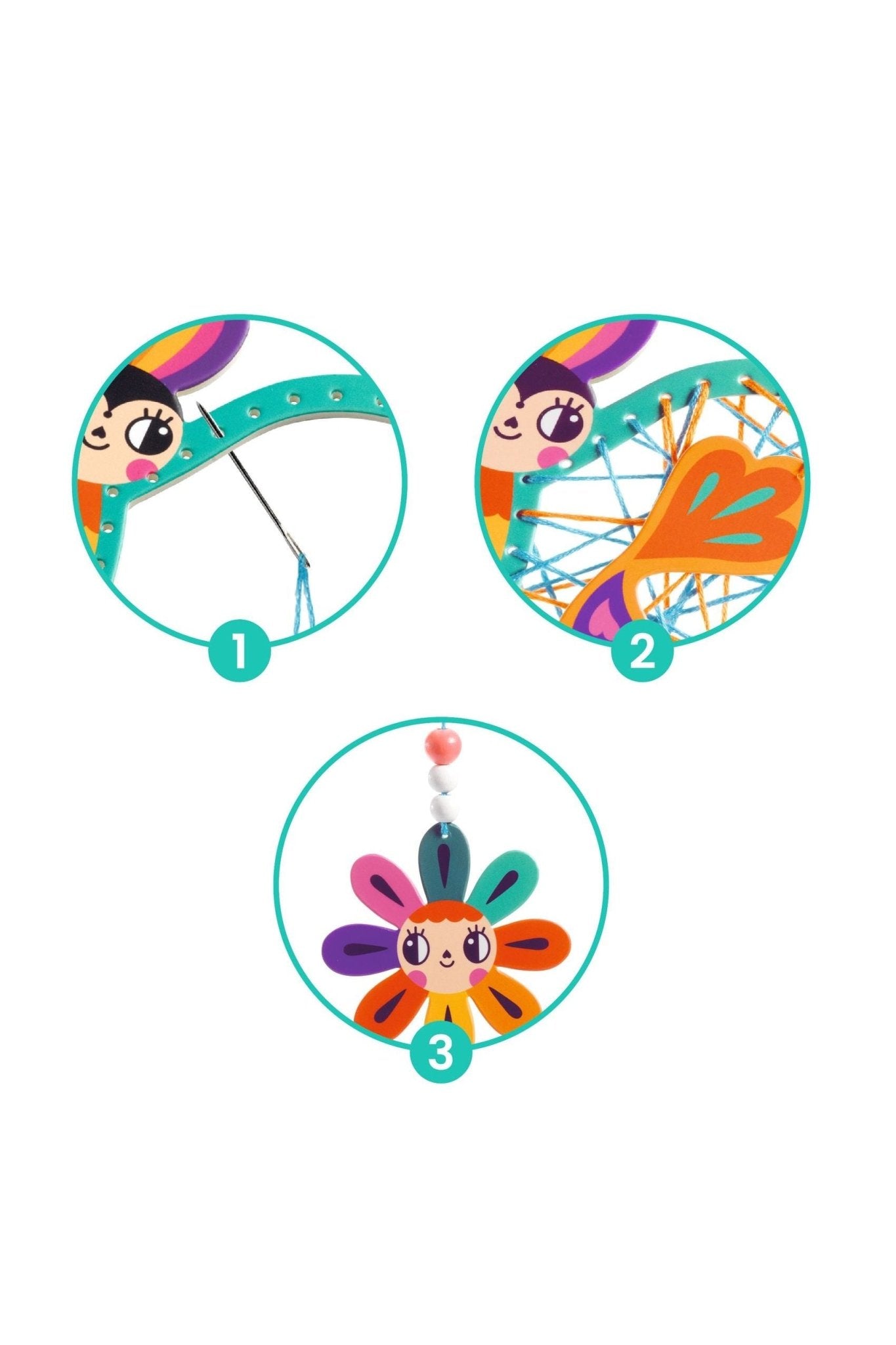 De tuin - Artistic String Art van Djeco | Kids Conceptstore Le Fanfare