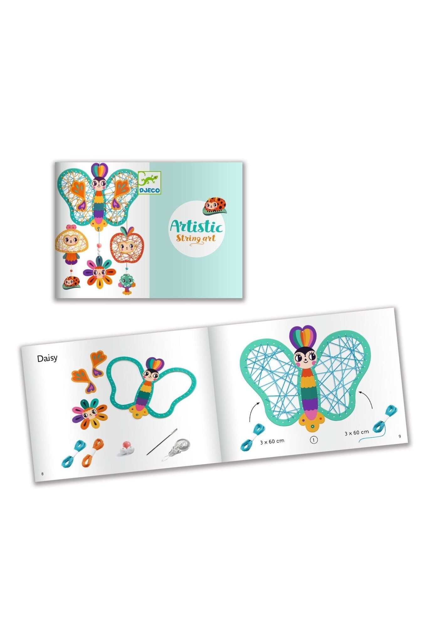 De tuin - Artistic String Art van Djeco | Kids Conceptstore Le Fanfare
