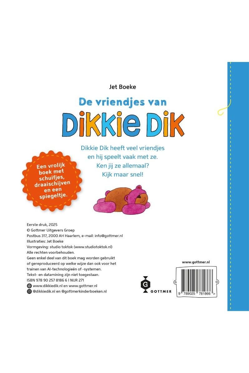 De vriendjes van Dikkie Dik van Gottmer | Kids Conceptstore Le Fanfare