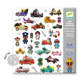 De wereld van CRAZY MOTORS - Stickers van Djeco | Kids Conceptstore Le Fanfare