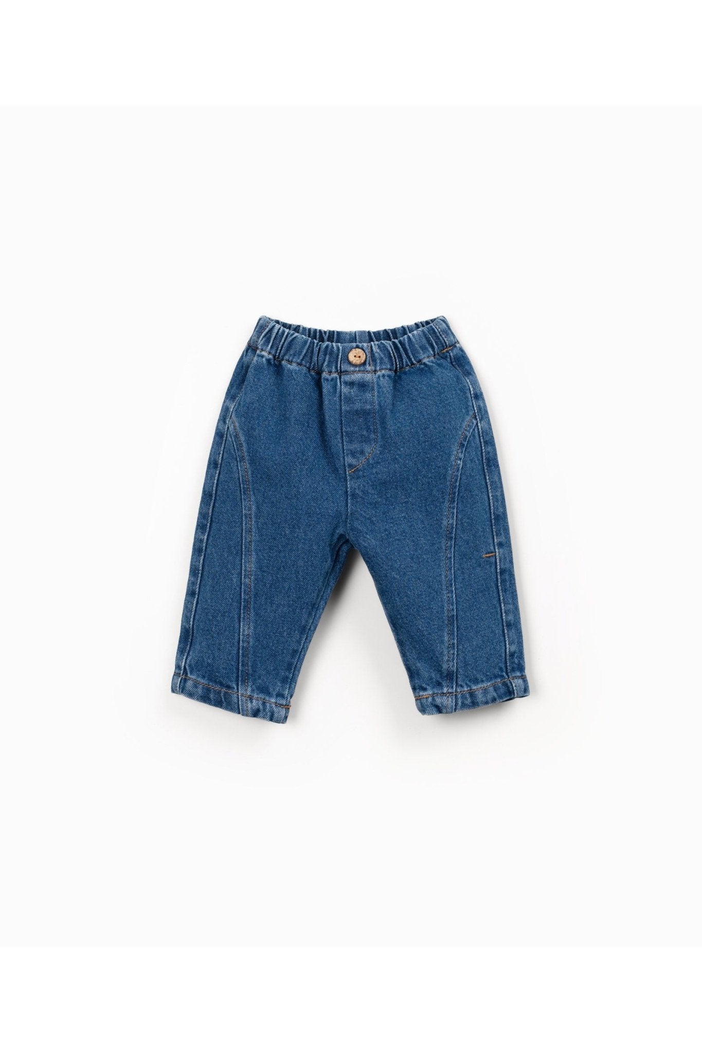 Denim trousers - Blue denim van Play Up | Kids Conceptstore Le Fanfare
