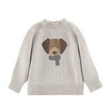 Denn Merino Wool Sweater Dog van Donsje Amsterdam | Kids Conceptstore Le Fanfare