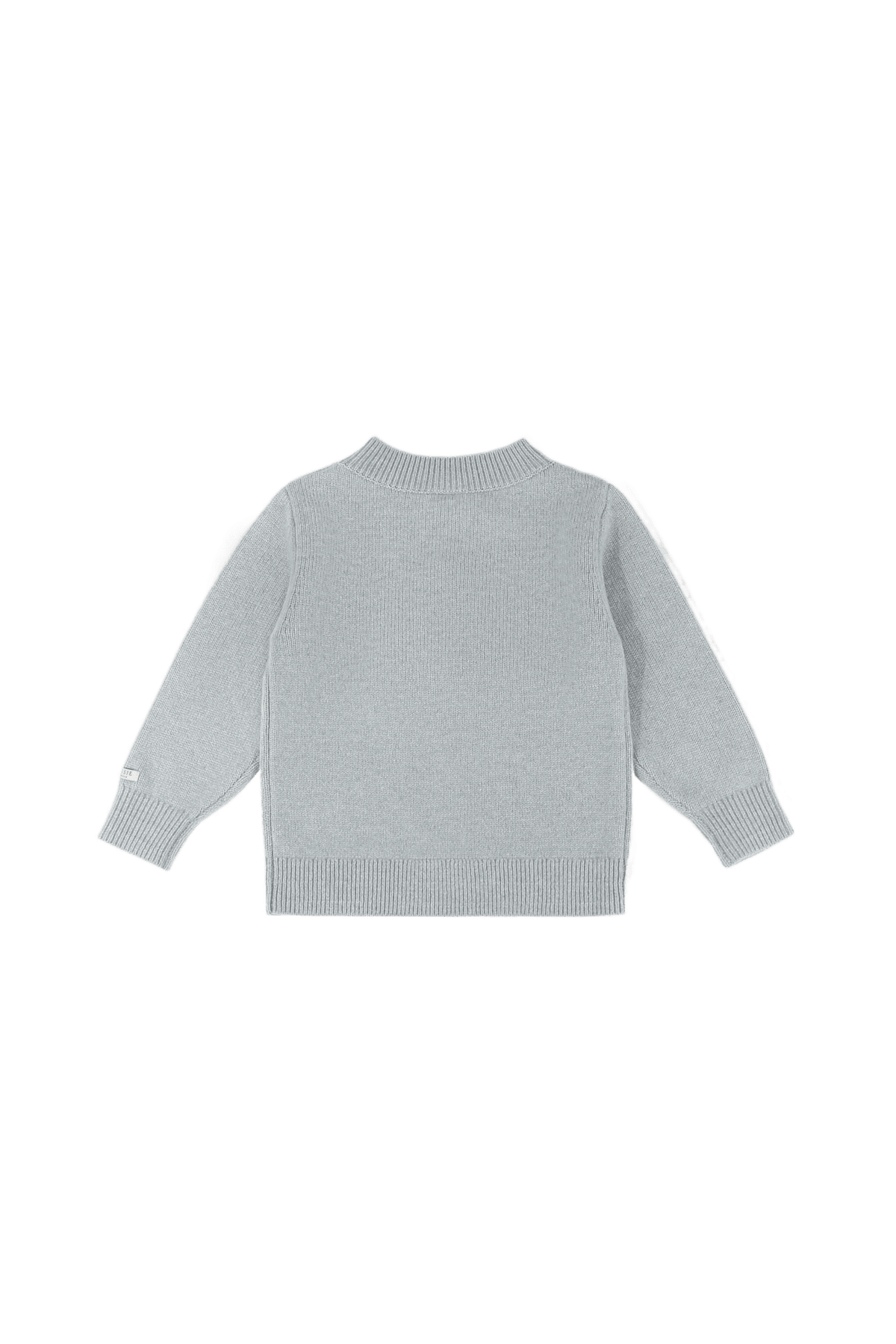 Denn Merino Wool Sweater | Polar Bear - Cloud Blue Melange van Donsje Amsterdam | Kids Conceptstore Le Fanfare