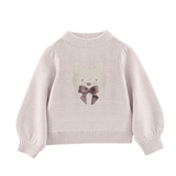 Denna Merino Wool Sweater | Cat - Ash Rose van Donsje Amsterdam | Kids Conceptstore Le Fanfare