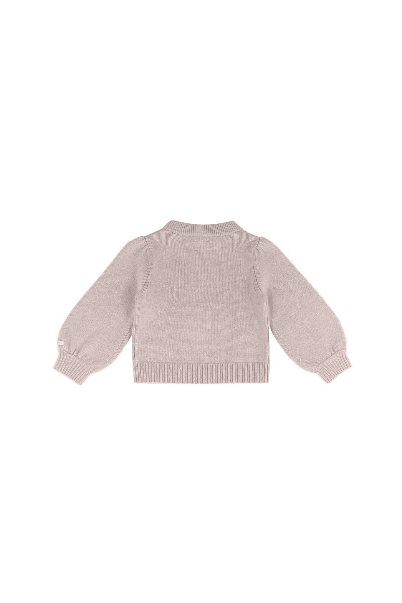 Denna Merino Wool Sweater | Cat - Ash Rose Melange van Donsje Amsterdam | Kids Conceptstore Le Fanfare