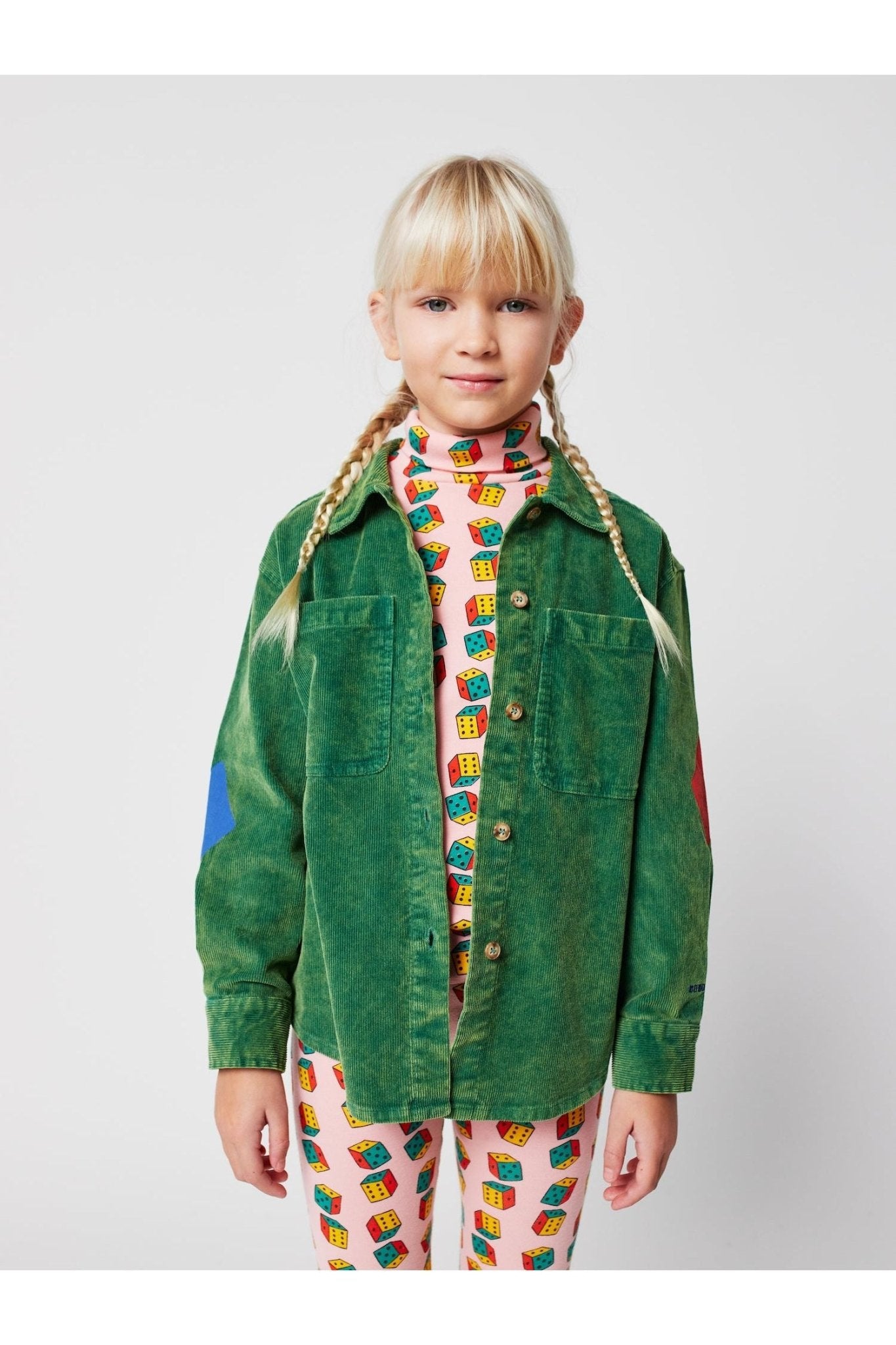 Dices All Over Leggings - Pink van Bobo Choses | Kids Conceptstore Le Fanfare