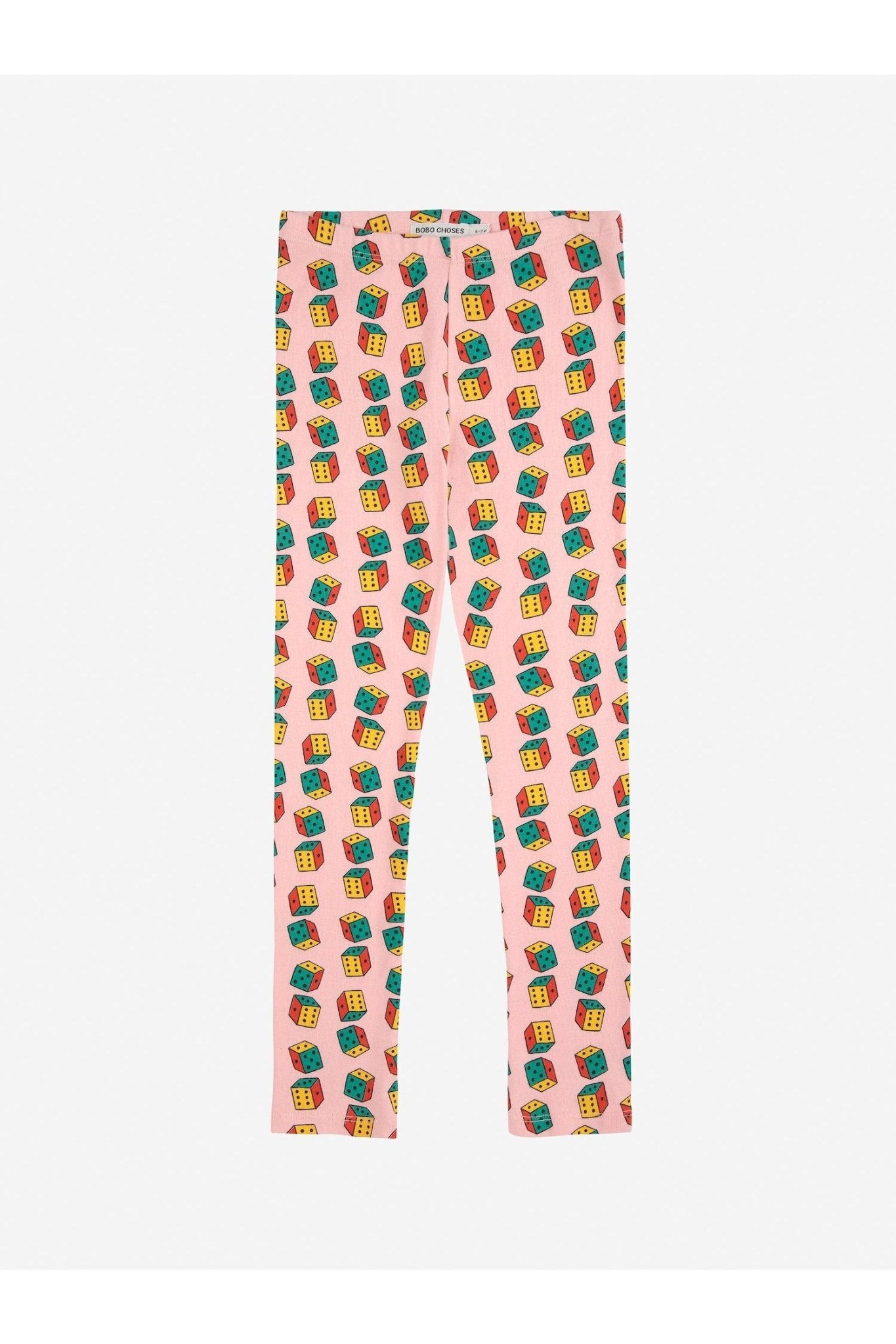 Dices All Over Leggings - Pink van Bobo Choses | Kids Conceptstore Le Fanfare