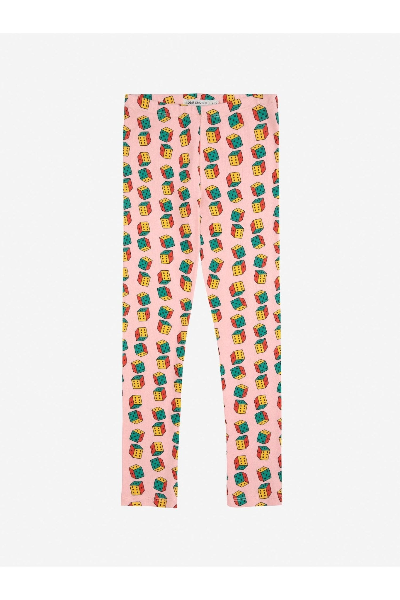Dices All Over Leggings - Pink van Bobo Choses | Kids Conceptstore Le Fanfare