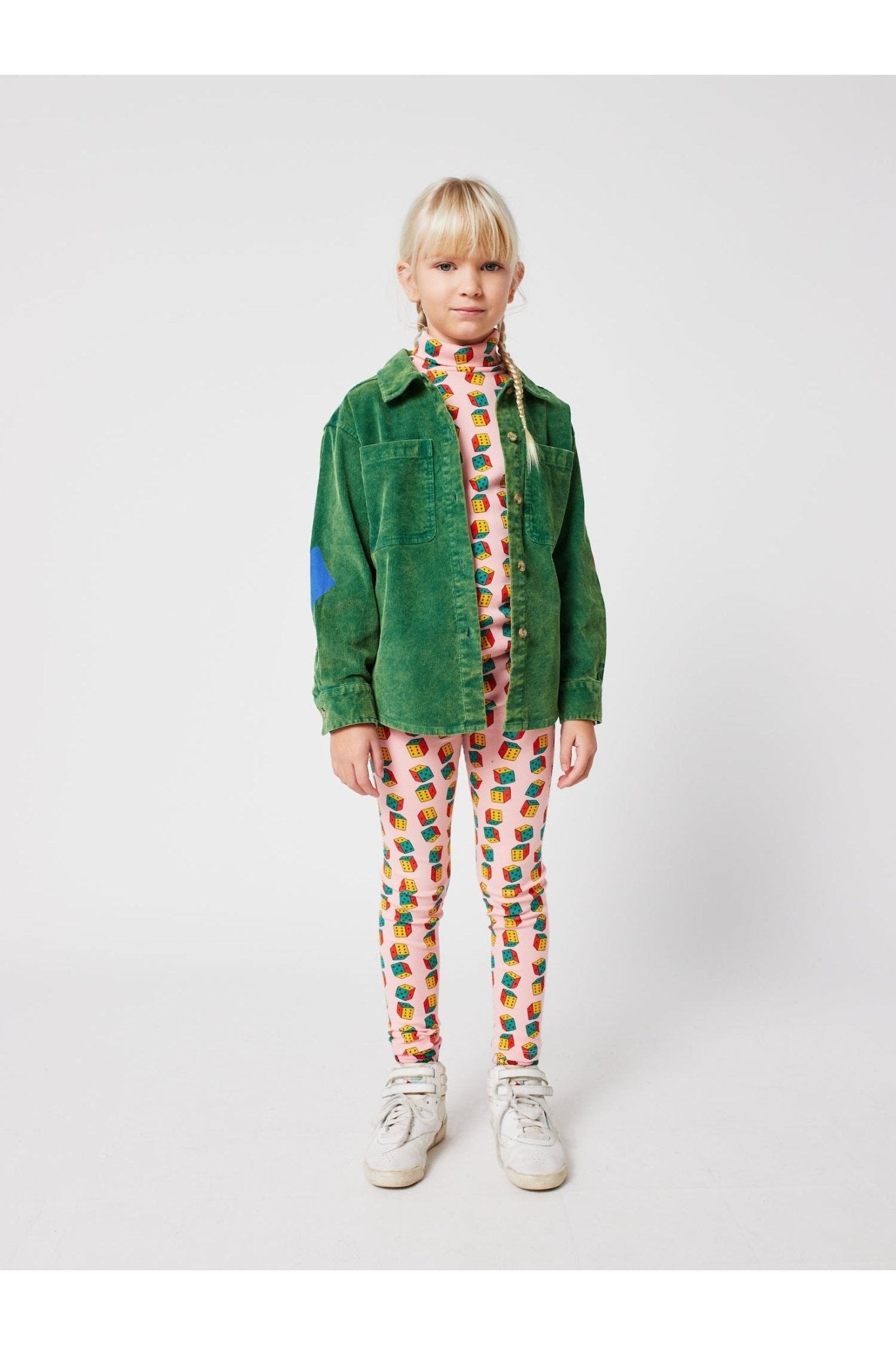 Dices All Over Leggings - Pink van Bobo Choses | Kids Conceptstore Le Fanfare