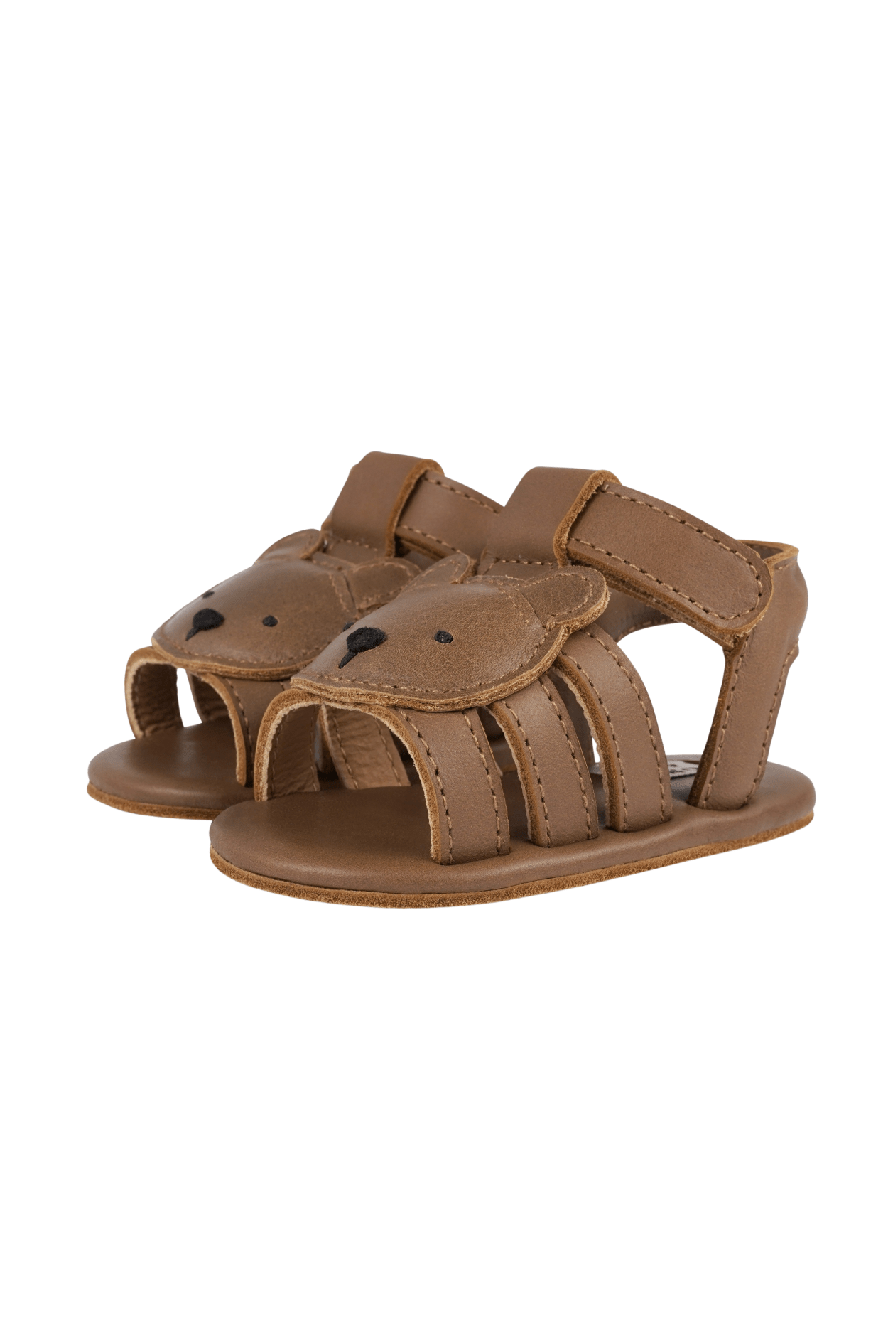 Diedan Bear Cognac Classic Leather van Donsje Amsterdam | Kids Conceptstore Le Fanfare