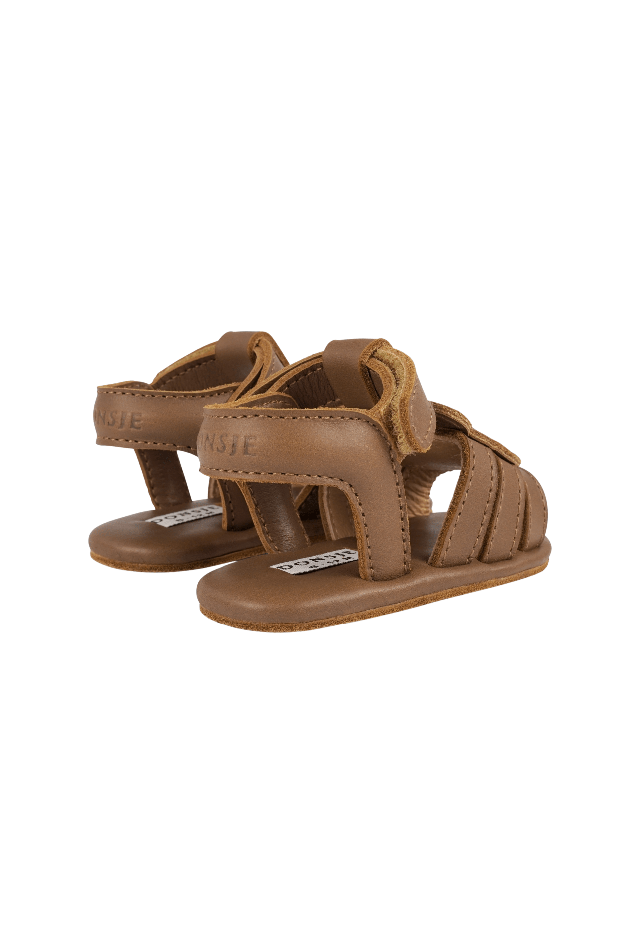 Diedan Bear Cognac Classic Leather van Donsje Amsterdam | Kids Conceptstore Le Fanfare