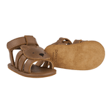 Diedan Bear Cognac Classic Leather van Donsje Amsterdam | Kids Conceptstore Le Fanfare
