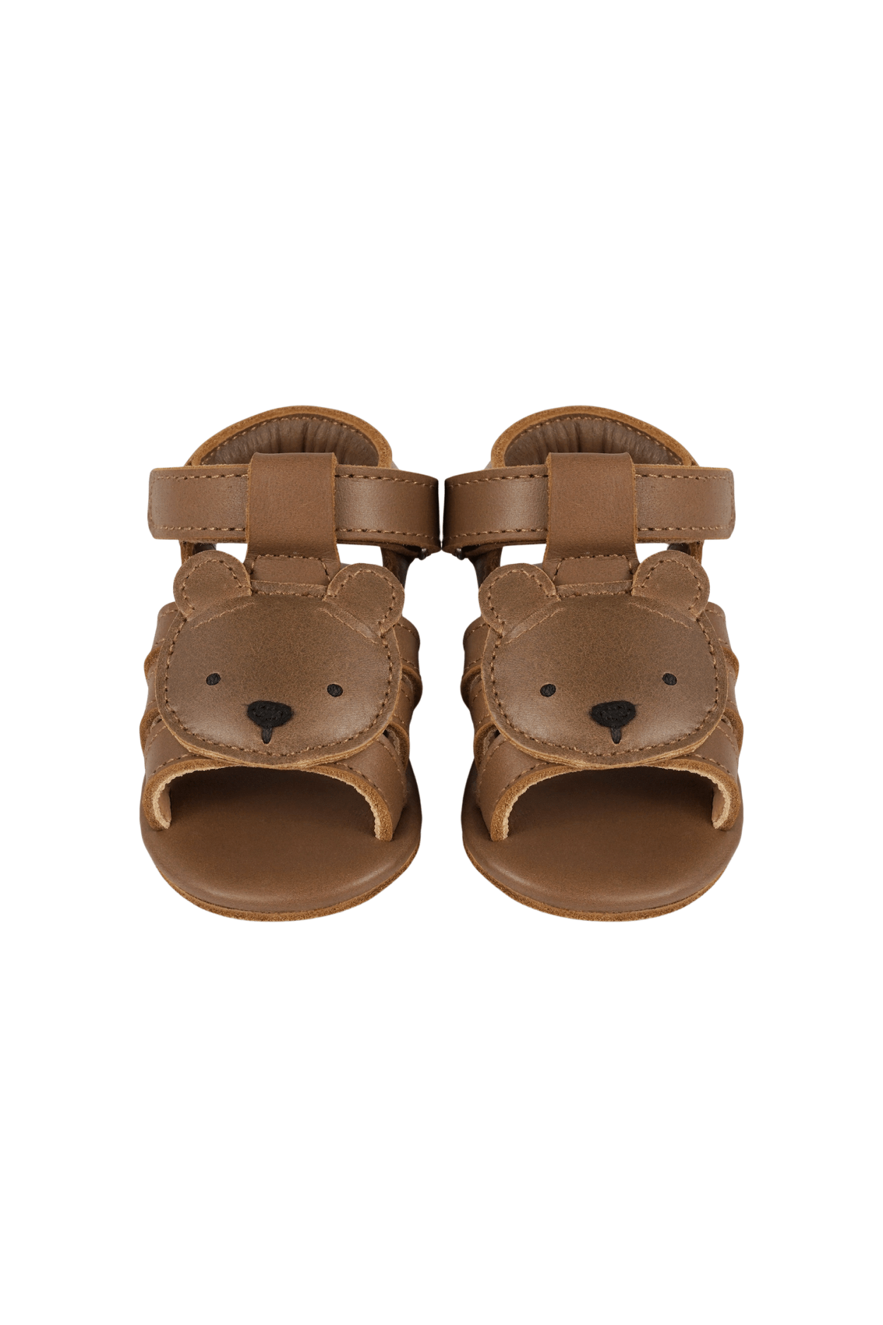 Diedan Bear Cognac Classic Leather van Donsje Amsterdam | Kids Conceptstore Le Fanfare