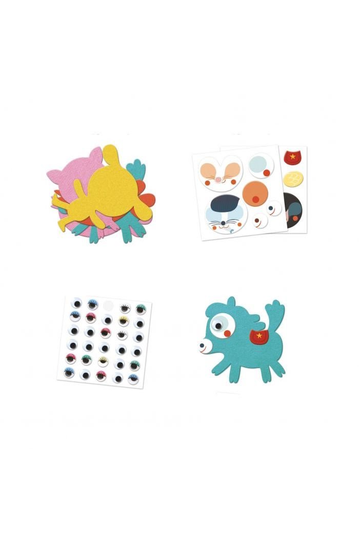 Dieren creëren met stickers van Djeco | Kids Conceptstore Le Fanfare