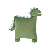 Dino Cotton Cushion - Green van Rice | Kids Conceptstore Le Fanfare