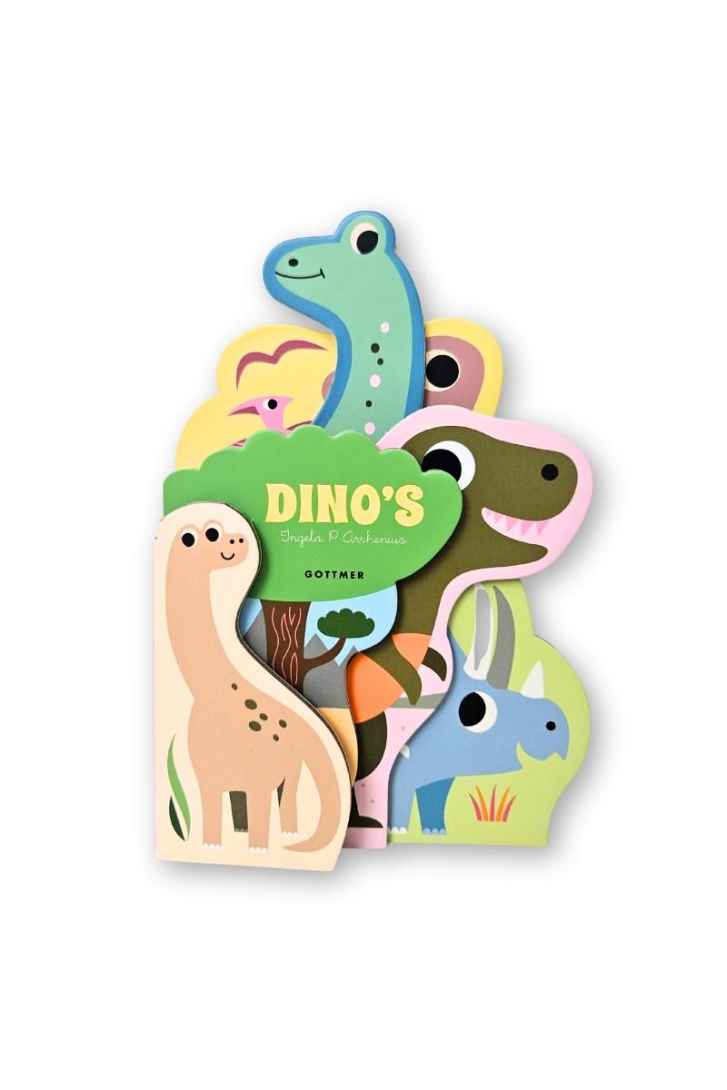 Dino's kartonboekje - Ingela P Arrhenius van Gottmer | Kids Conceptstore Le Fanfare