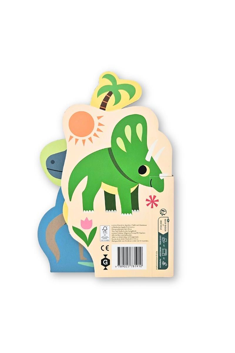 Dino's kartonboekje - Ingela P Arrhenius van Gottmer | Kids Conceptstore Le Fanfare