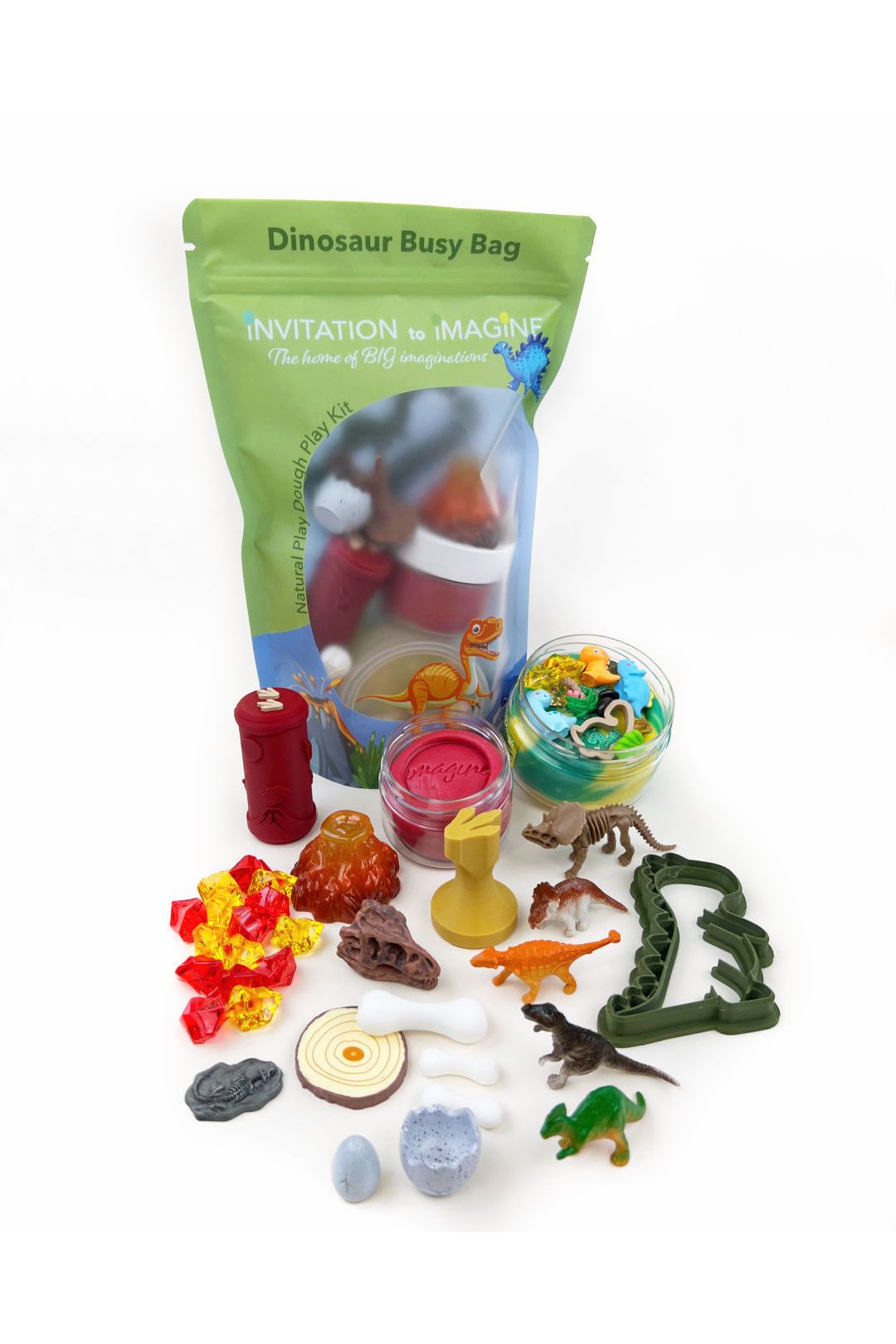 Dinosaur Busy Bag van Invitation to Imagine | Kids Conceptstore Le Fanfare