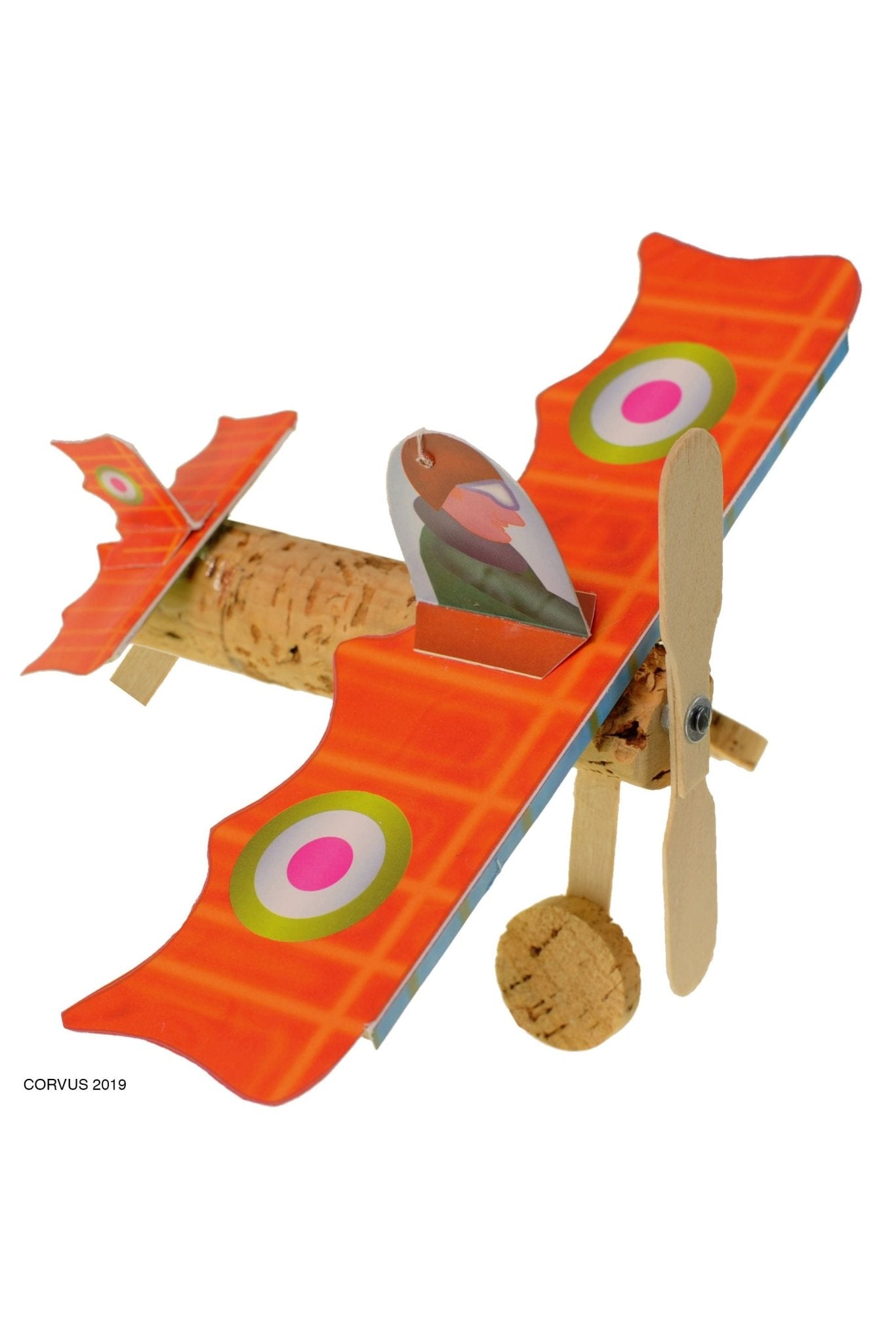 DIY kurk vliegtuigje van Kids at Work | Kids Conceptstore Le Fanfare