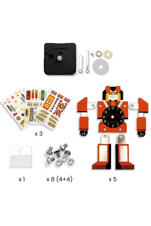 Diy Robot Klok van Djeco | Kids Conceptstore Le Fanfare