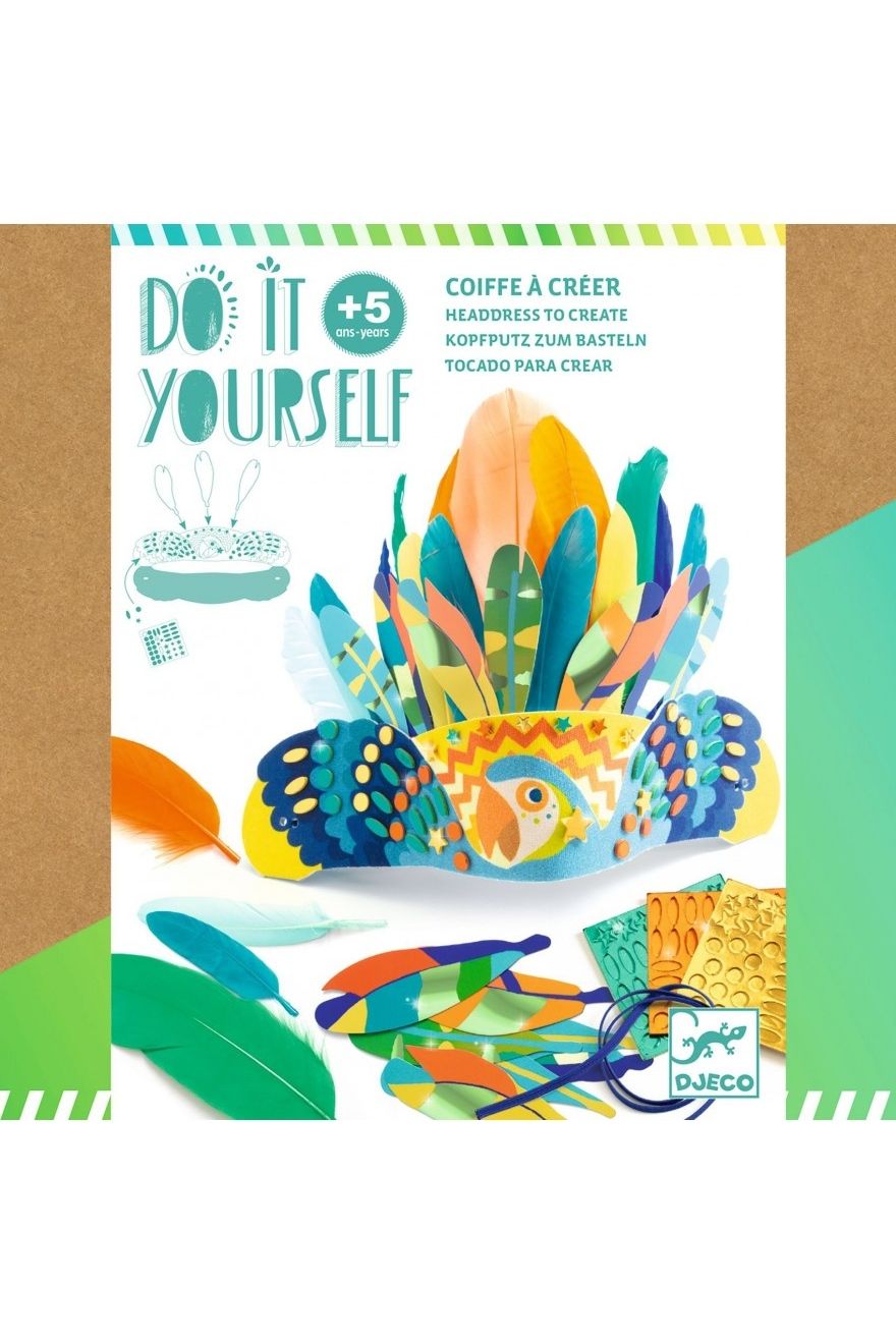 DIY Tropische hoofdtooi Rio van Djeco | Kids Conceptstore Le Fanfare