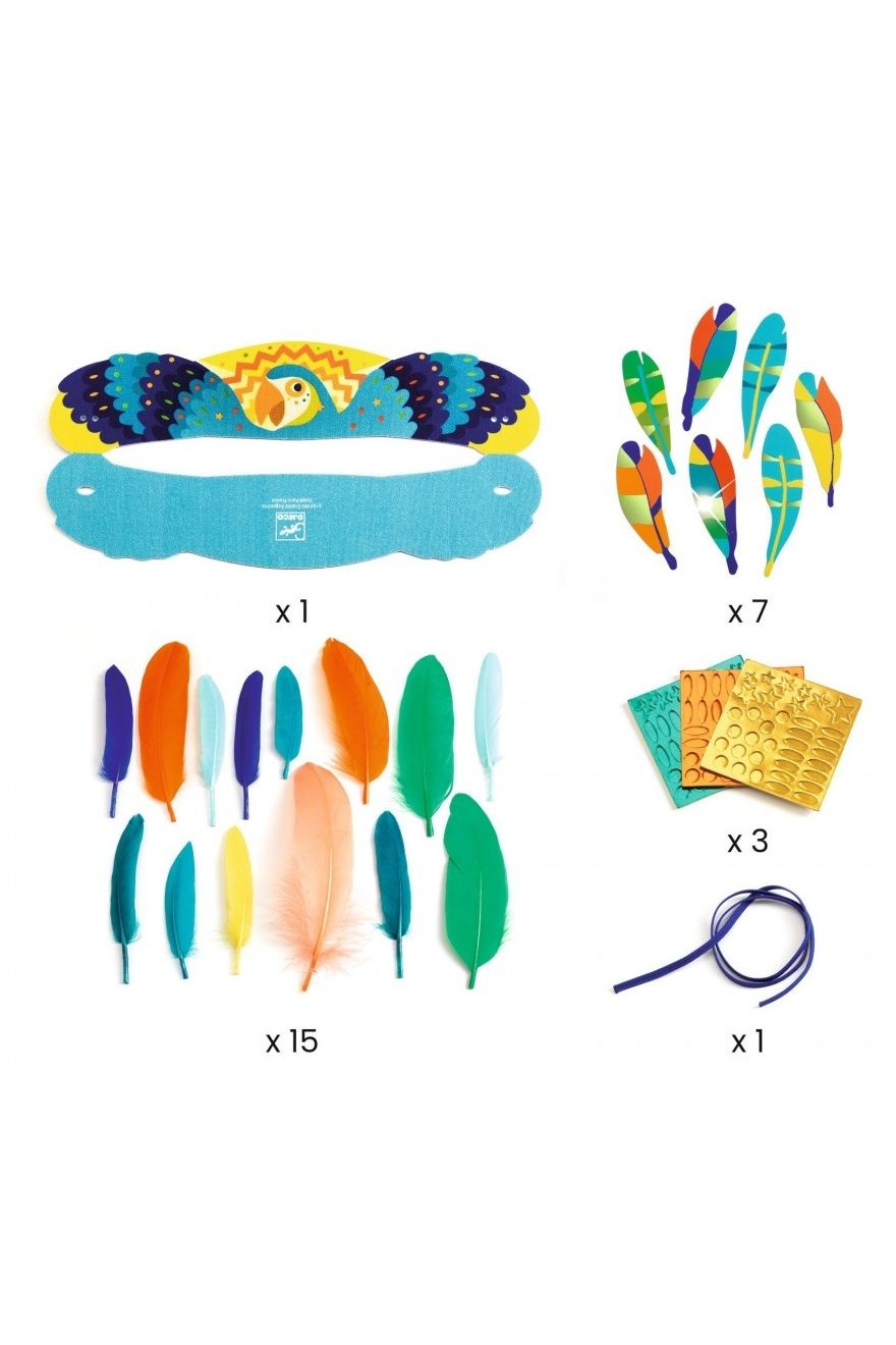DIY Tropische hoofdtooi Rio van Djeco | Kids Conceptstore Le Fanfare