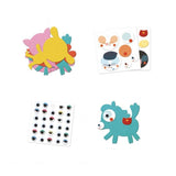 Dieren creëren met stickers