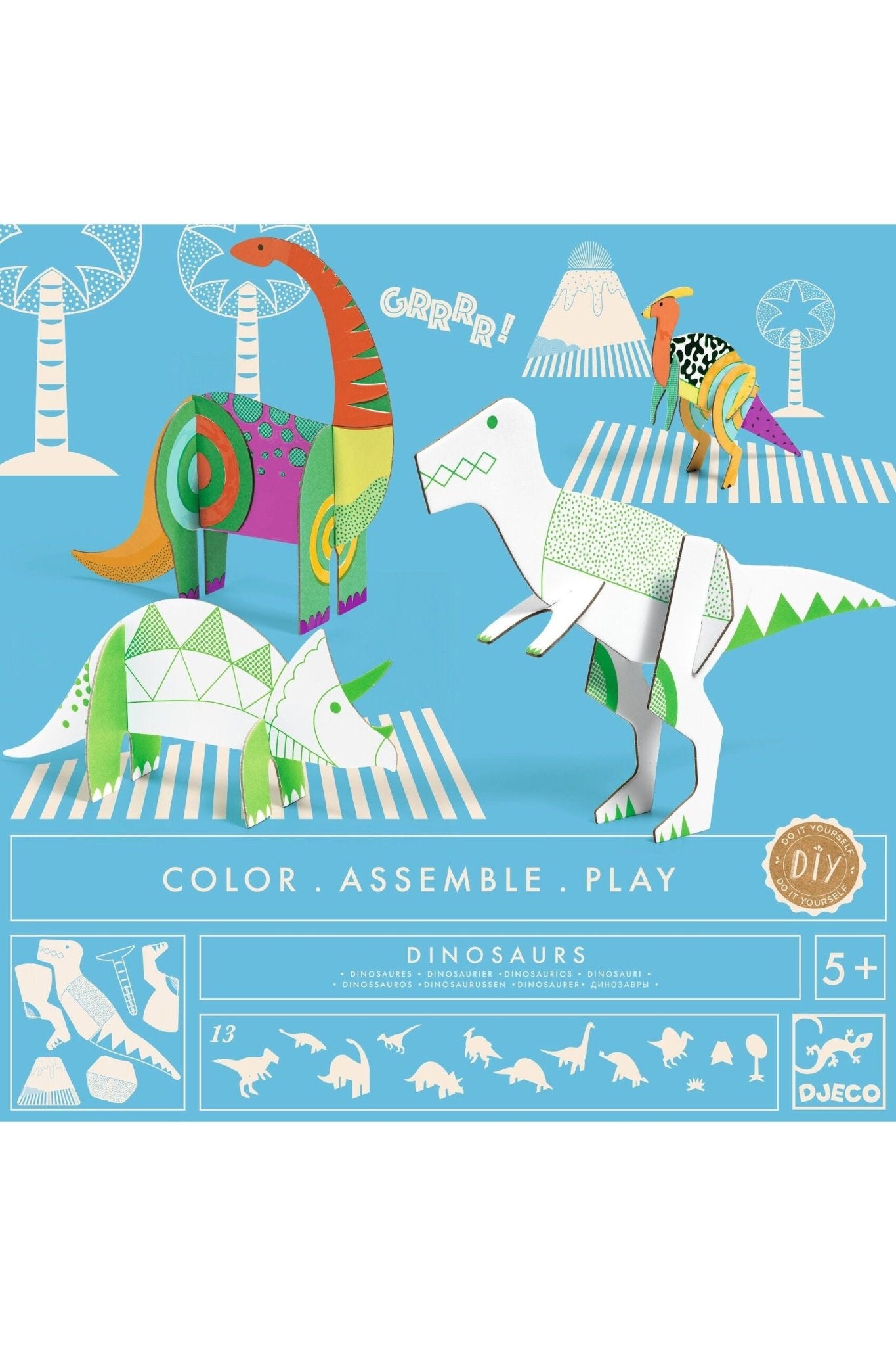 Do it Yourself - Dinosaurs van Djeco | Kids Conceptstore Le Fanfare
