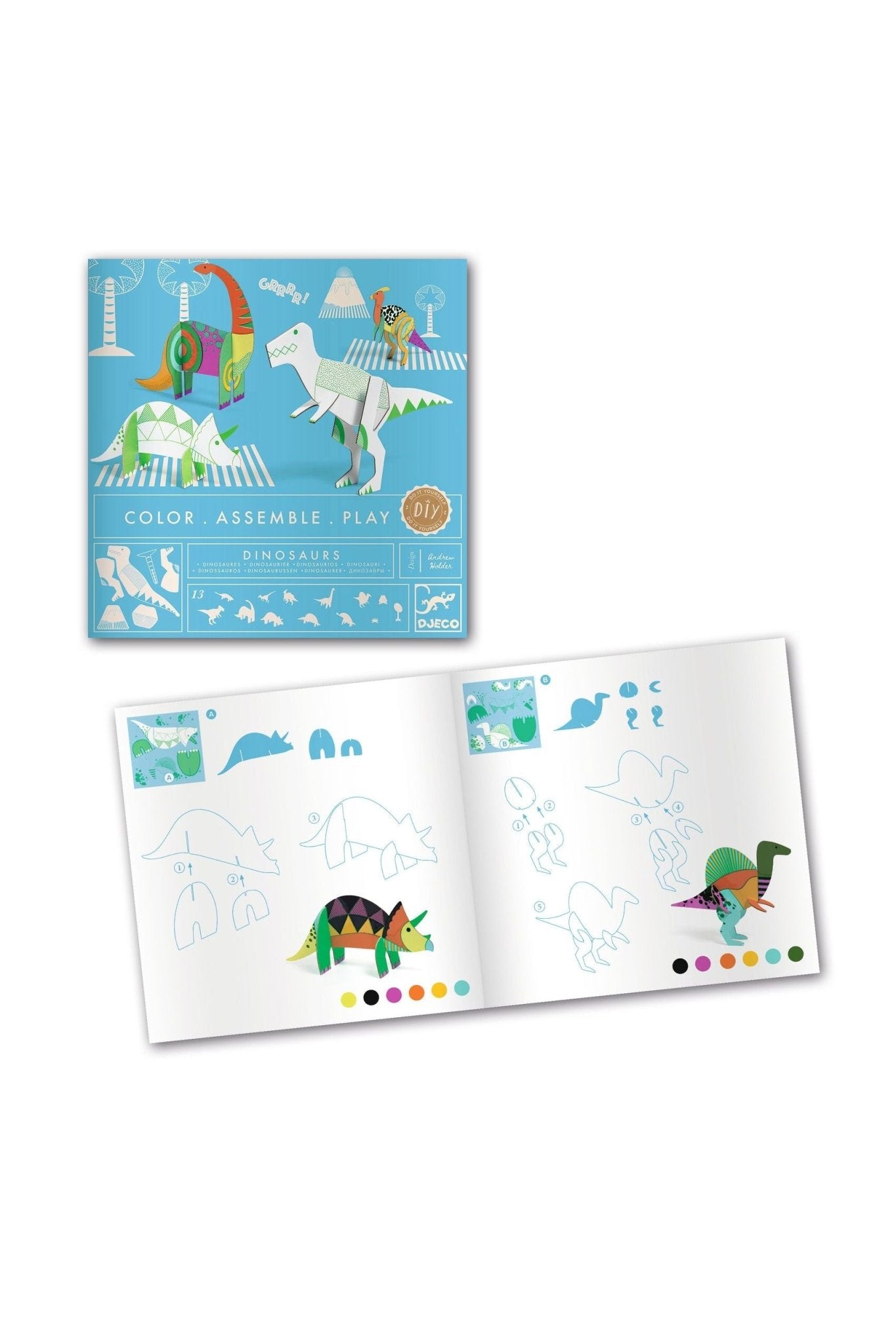Do it Yourself - Dinosaurs van Djeco | Kids Conceptstore Le Fanfare