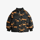 Dog aop hooded puffer - Black van Mini Rodini | Kids Conceptstore Le Fanfare