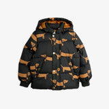 Dog aop hooded puffer - Black van Mini Rodini | Kids Conceptstore Le Fanfare