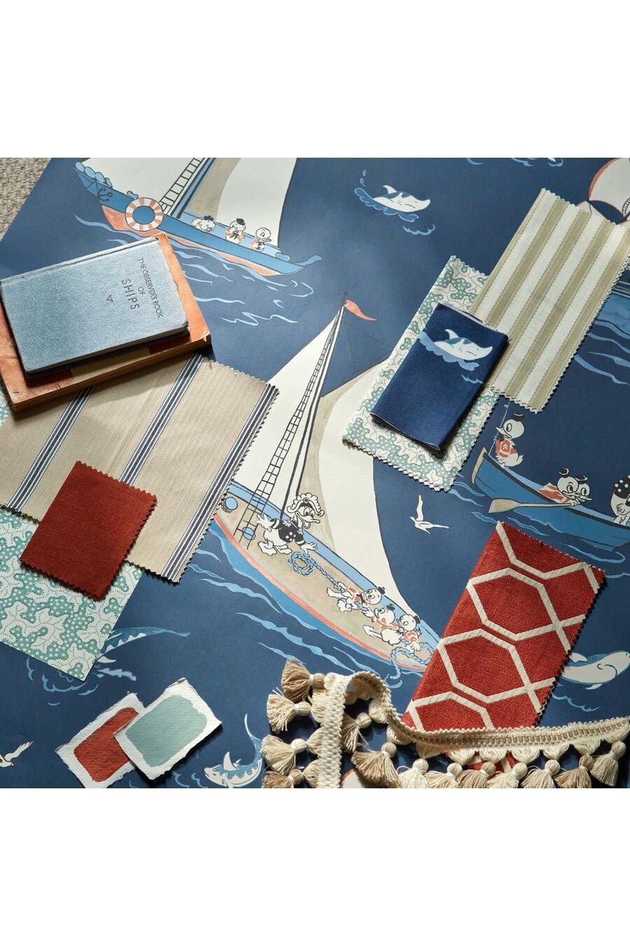 Donald Nautical - Night Fishing van Disney Home x Sanderson | Kids Conceptstore Le Fanfare