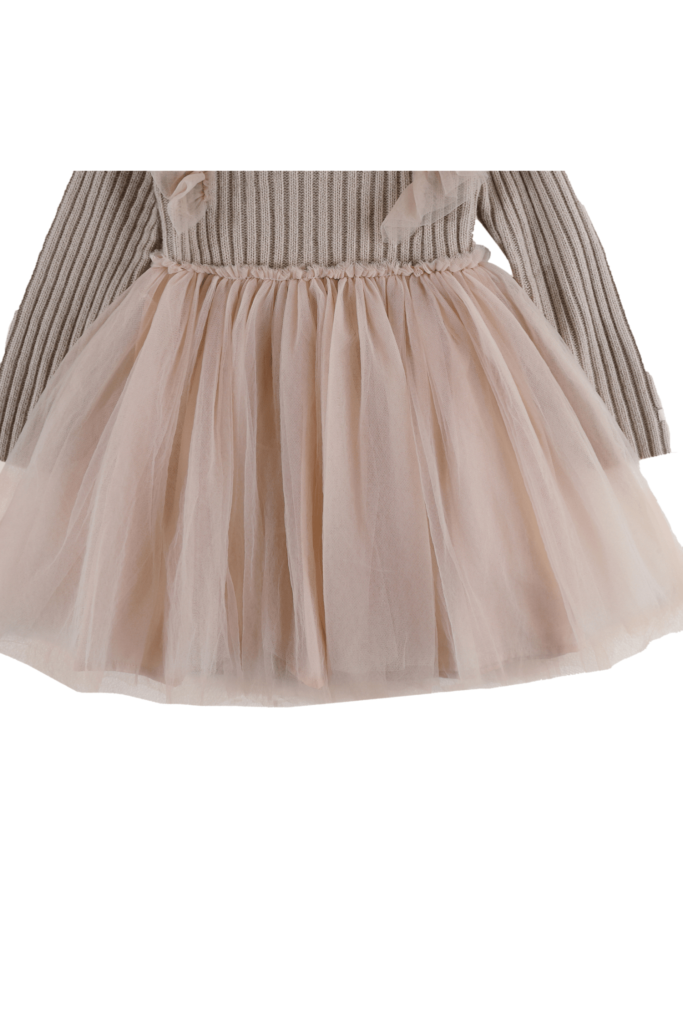 Donsje Bilie Dress Lavender Brown van Donsje Amsterdam | Kids Conceptstore Le Fanfare
