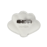 Donsje Guar Clip Peacock Off White Metallic Leather van Donsje Amsterdam | Kids Conceptstore Le Fanfare