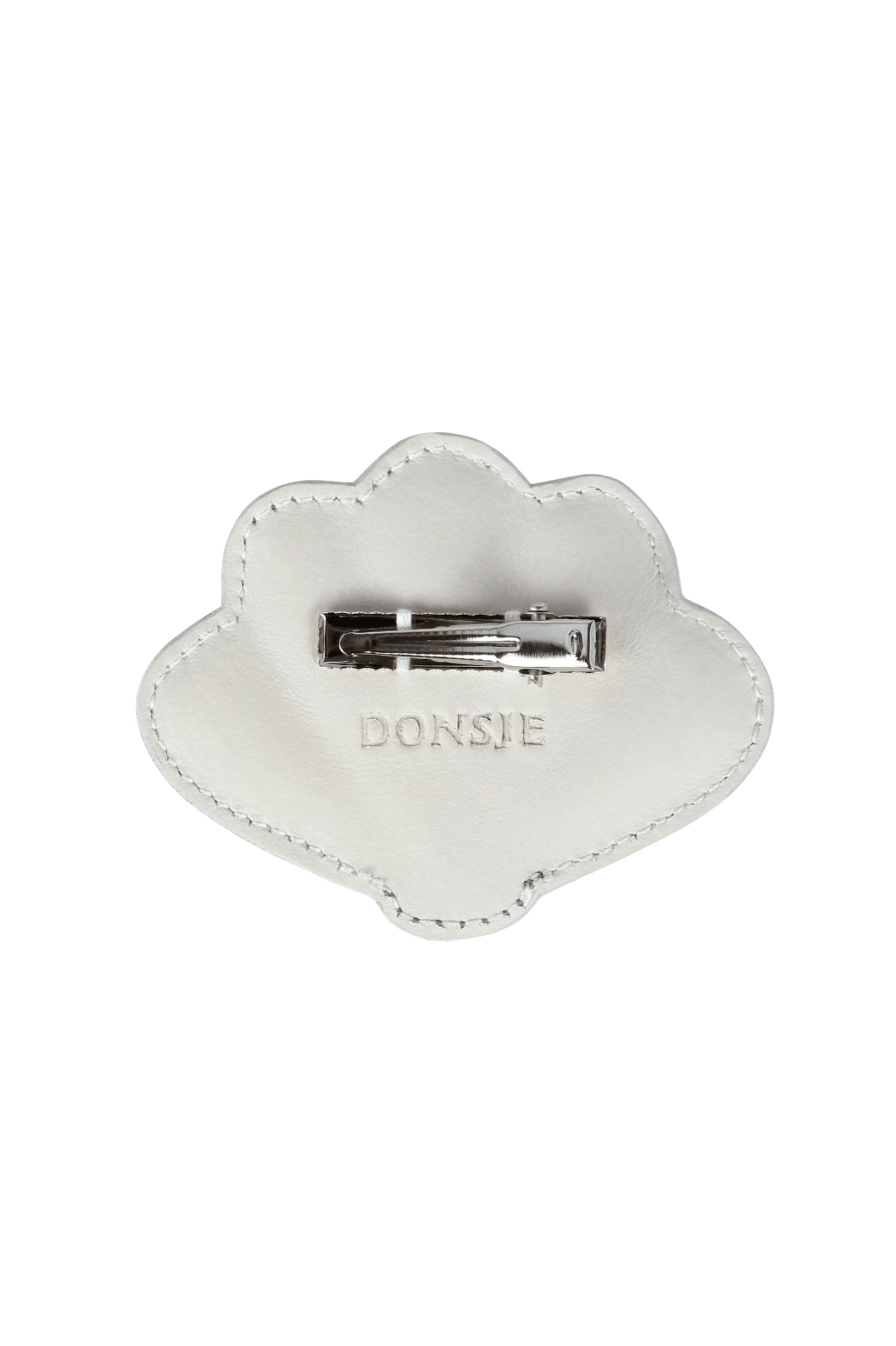 Donsje Guar Clip Peacock Off White Metallic Leather van Donsje Amsterdam | Kids Conceptstore Le Fanfare