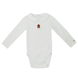 Donsje Kris Bodysuit Gingerbread Off White van Donsje Amsterdam | Kids Conceptstore Le Fanfare