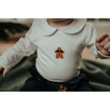 Donsje Kris Bodysuit Gingerbread Off White van Donsje Amsterdam | Kids Conceptstore Le Fanfare