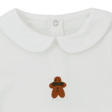 Donsje Kris Bodysuit Gingerbread Off White van Donsje Amsterdam | Kids Conceptstore Le Fanfare