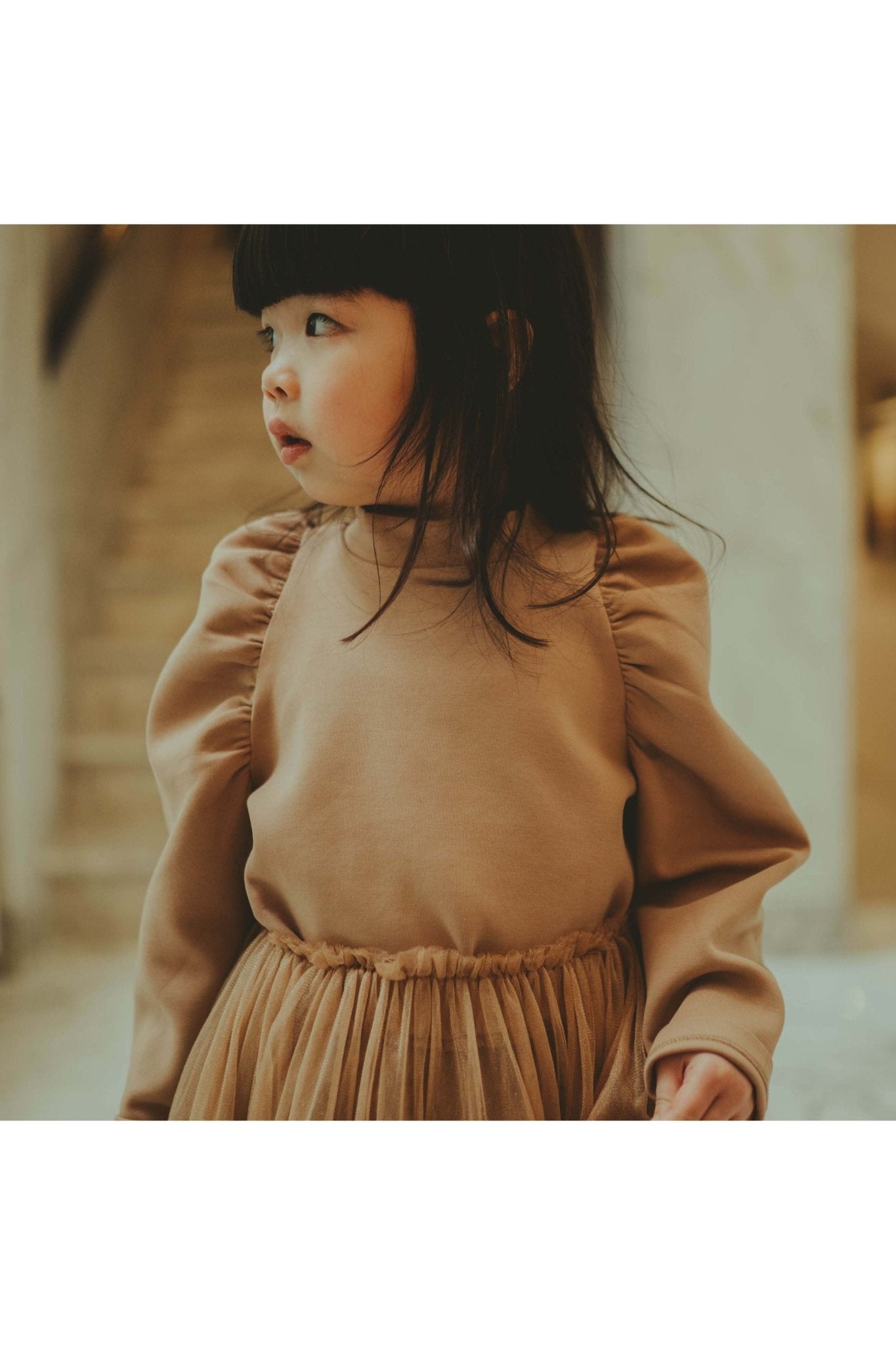 Donsje Minee Top Hazelnut van Donsje Amsterdam | Kids Conceptstore Le Fanfare