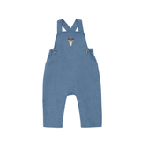 Donsje Mosie Overalls Reindeer Vintage Blue van Donsje Amsterdam | Kids Conceptstore Le Fanfare