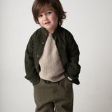 Donsje Nitou Shirt Forest Green van Donsje Amsterdam | Kids Conceptstore Le Fanfare
