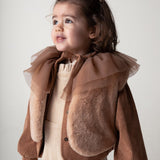 Donsje Pimmy Gilet Cloudy Rose Teddy van Donsje Amsterdam | Kids Conceptstore Le Fanfare
