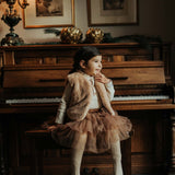 Donsje Pimmy Gilet Cloudy Rose Teddy van Donsje Amsterdam | Kids Conceptstore Le Fanfare